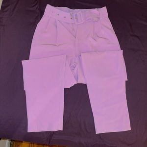 Lilac Straight leg business pants